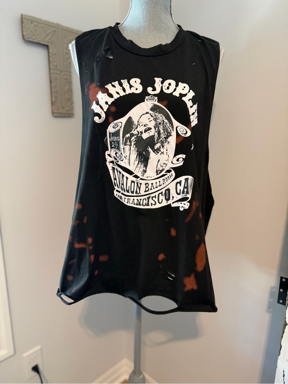 MISSLOOK Janis Joplin Avalon Ballroom Distressed Festival Bohemian grunge